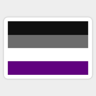 Seamless Repeating Asexual Pride Flag Pattern Magnet